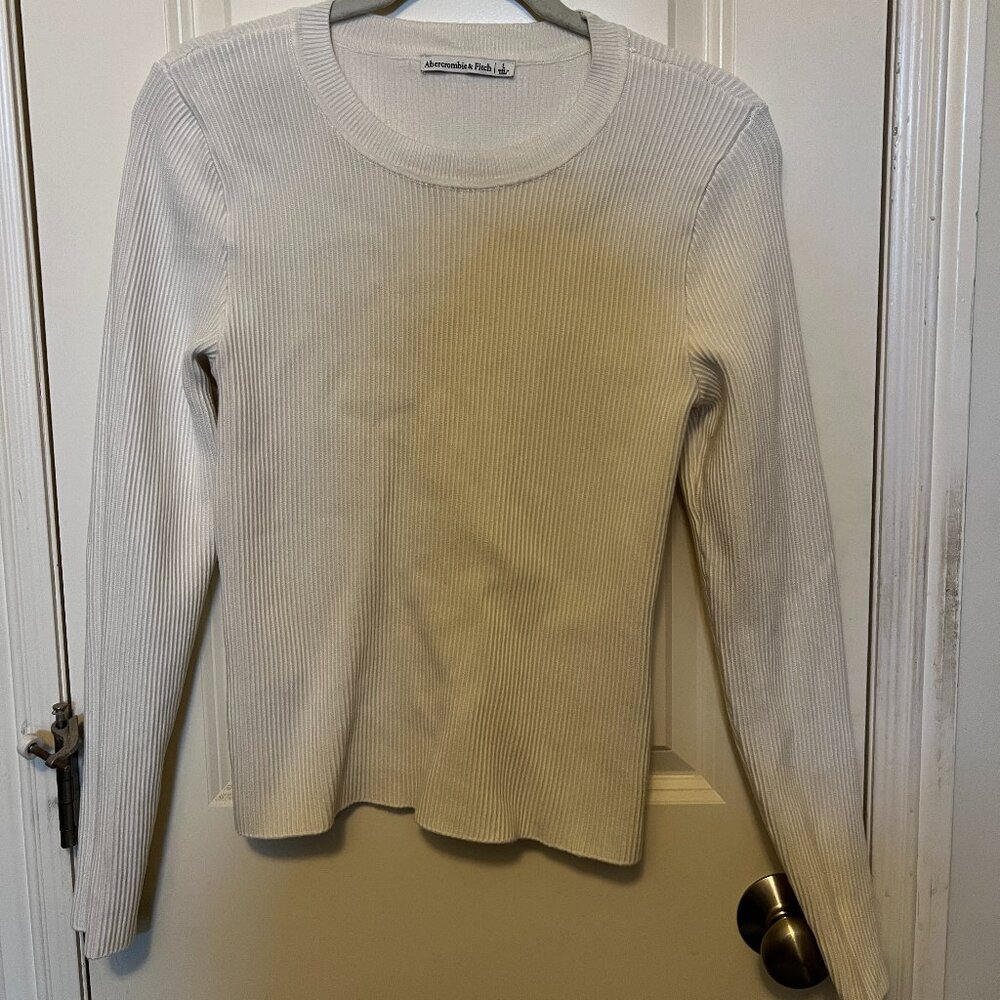 Abercrombie ribbed long sleeve tee
